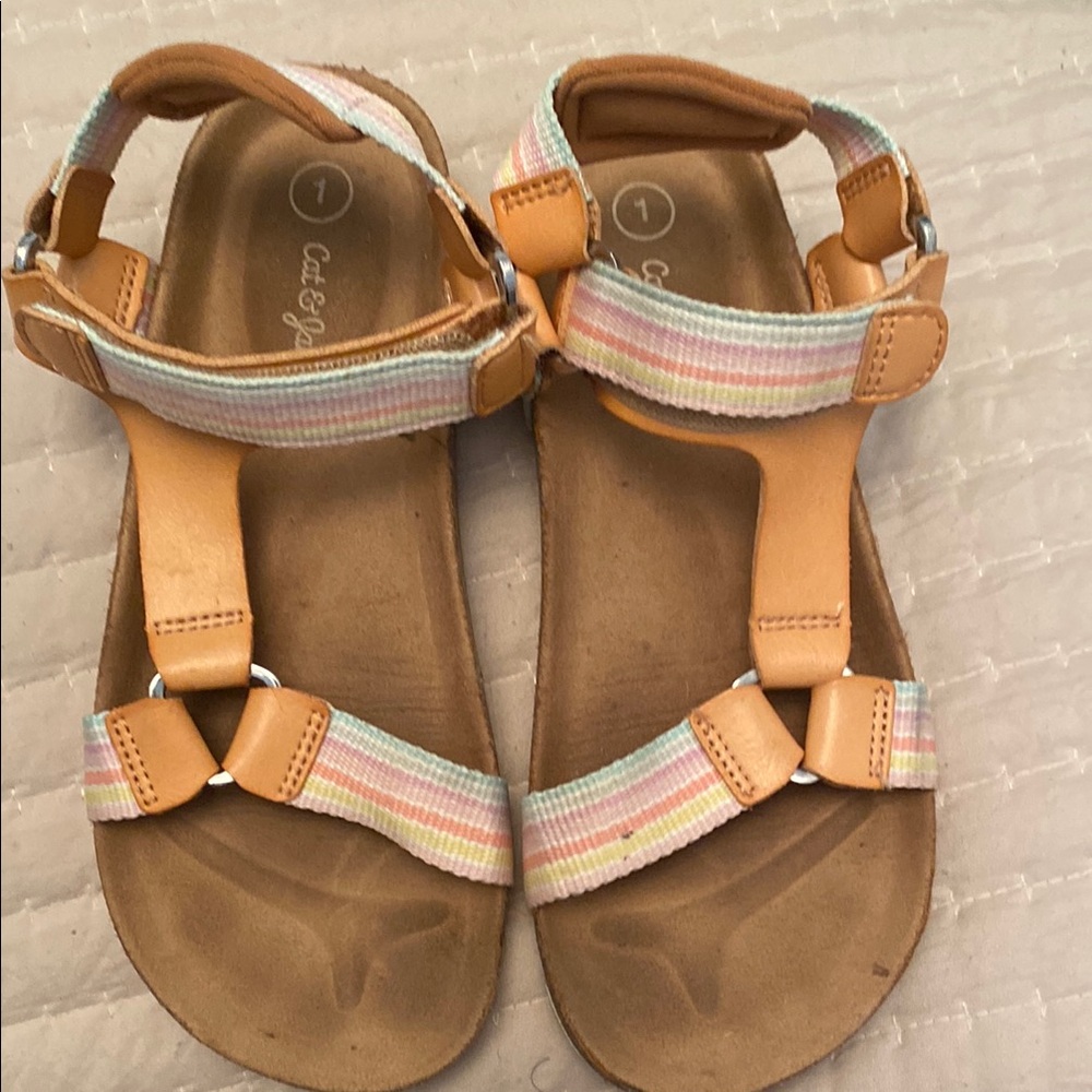 Colorful Striped Kids Sandals